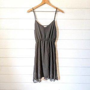 Altar'd State Black Swiss Dot Dress S